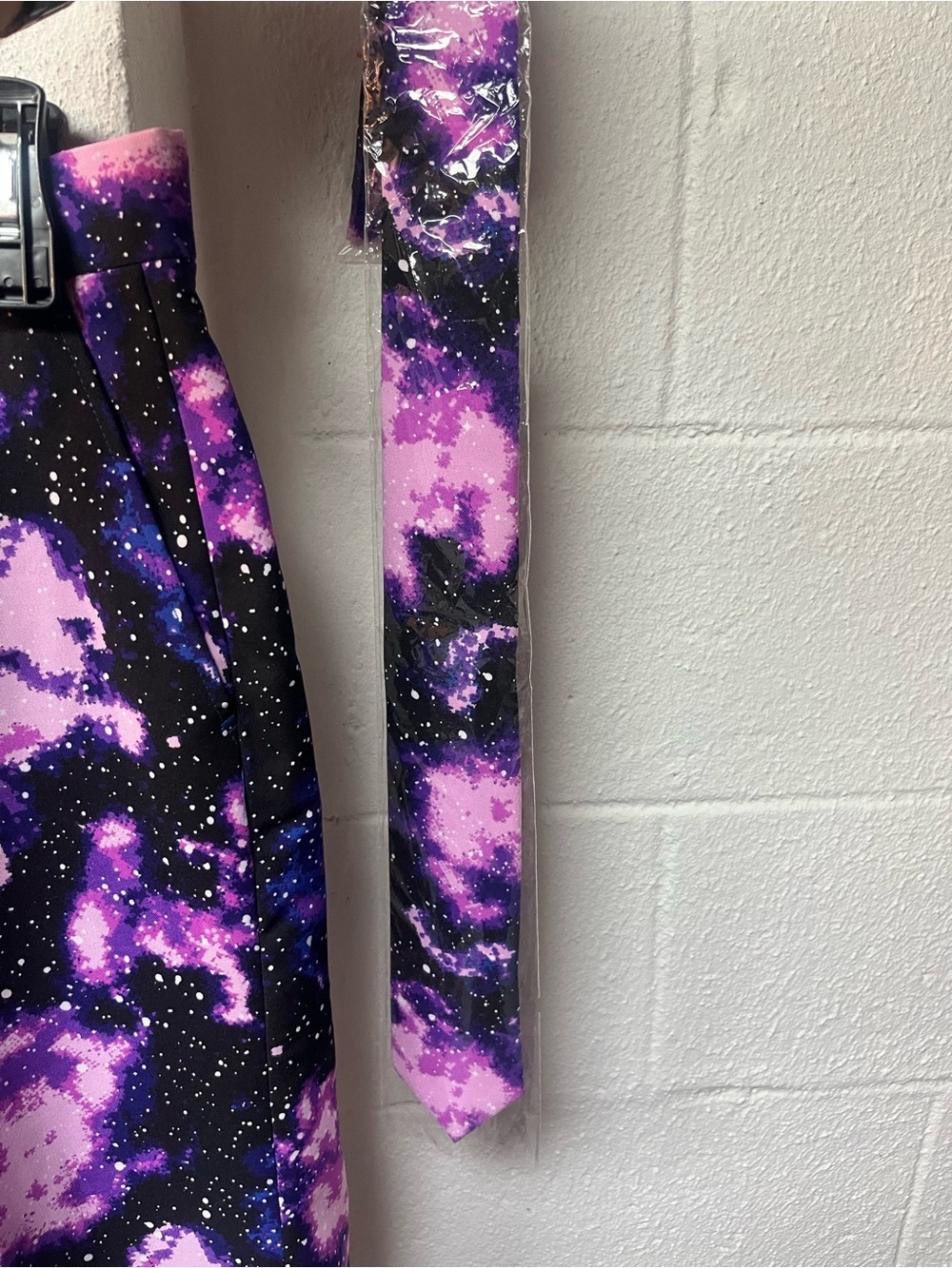 OppoSuits Purple Galaxy Print Blazer - Picture 6 of 9